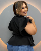 BLUSA EL CARMEN NEGRO ELC5