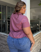 BLUSA VILLA CARO PURPURA VLC4