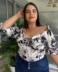 BLUSA FONSECA FLOR NEGRA FONA