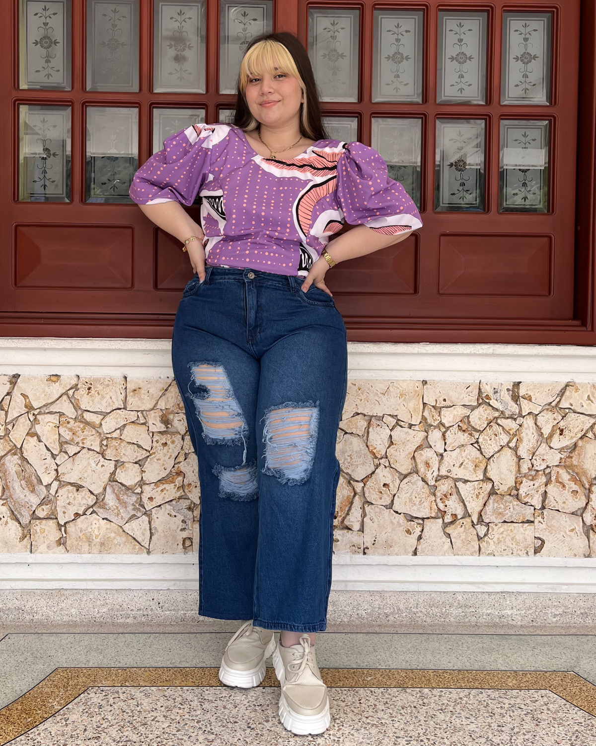 MOM FLARE JEAN 2263