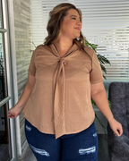 BLUSA VILLA CARO MARRON VLC1