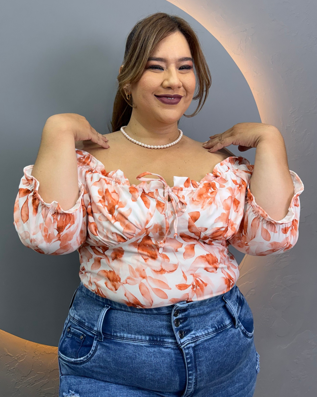 BLUSA FONSECA  NARANJA FON9