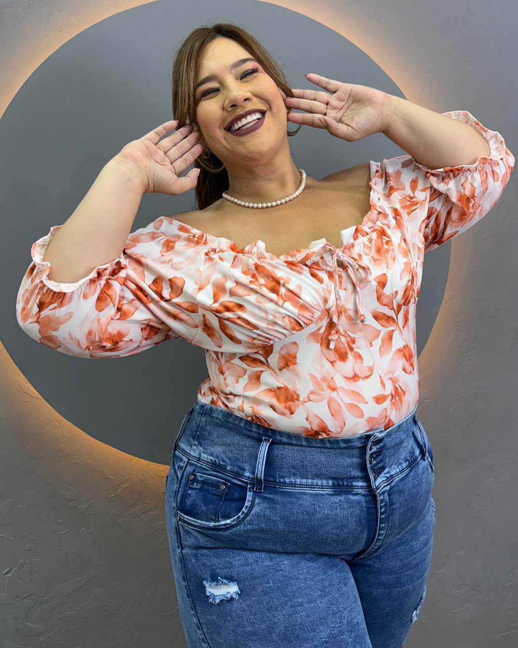 BLUSA FONSECA  NARANJA FON9