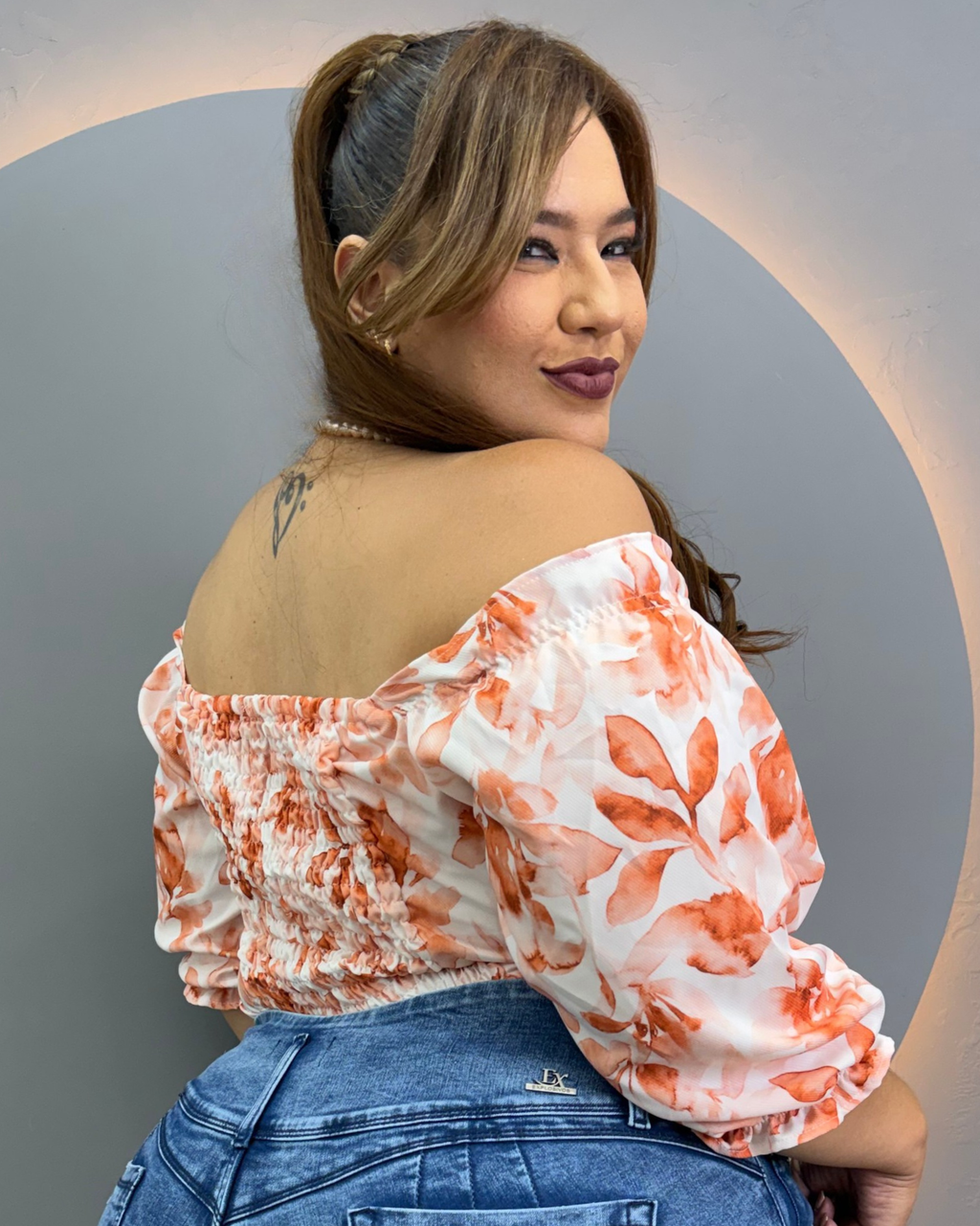 BLUSA FONSECA  NARANJA FON9
