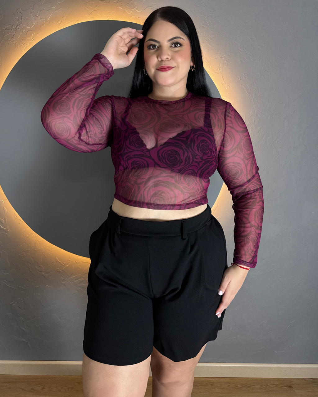 SHORT DOMINICA NEGRO DMC1