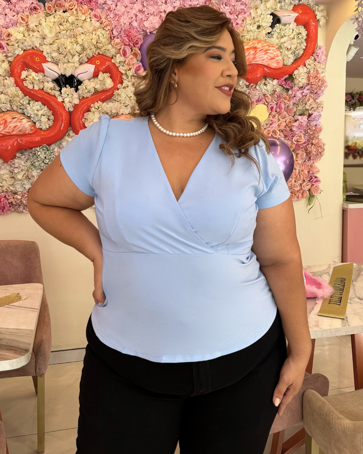 BLUSA SALAZAR AZUL SLZ4