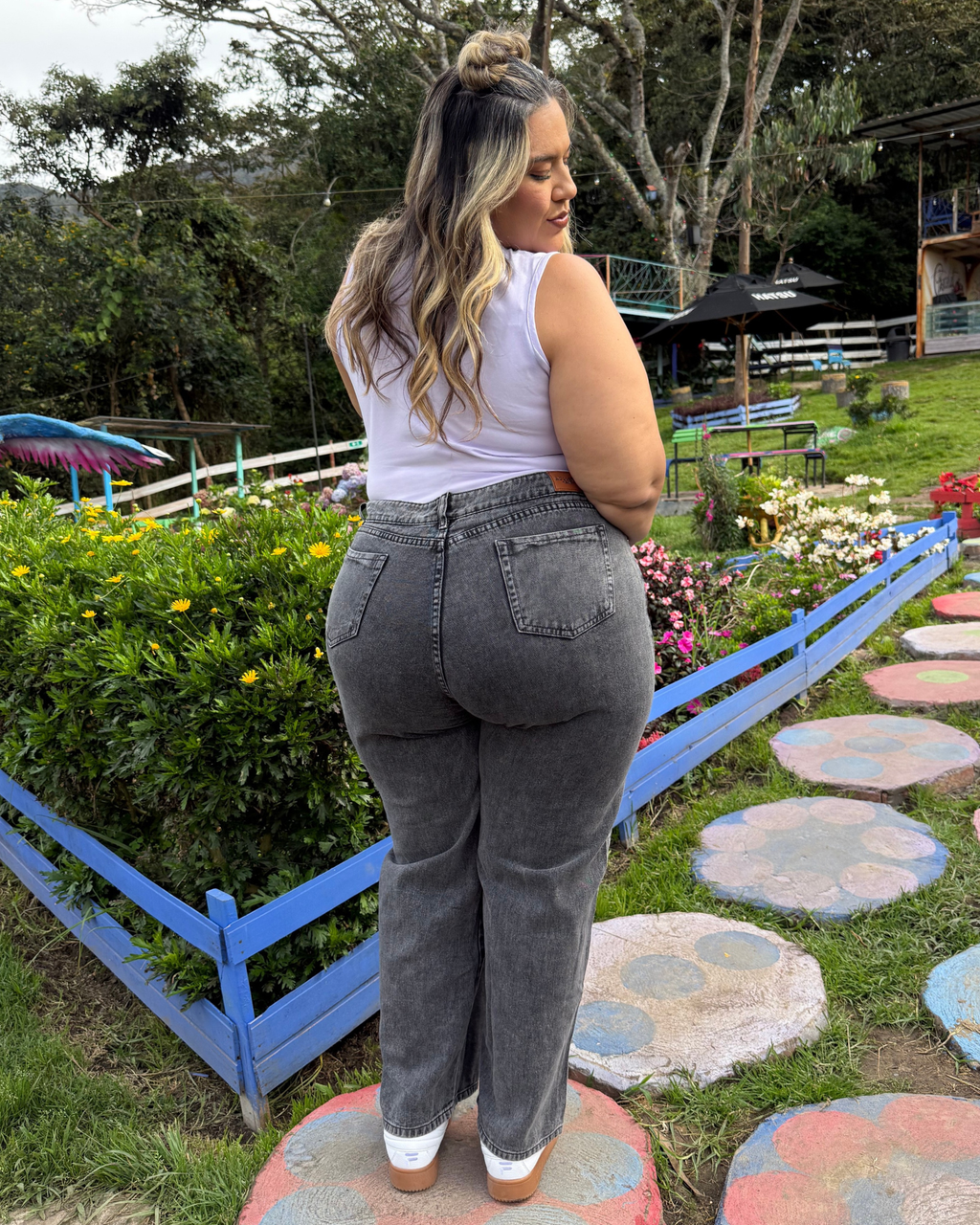 MOM FLARE GRIS 6346