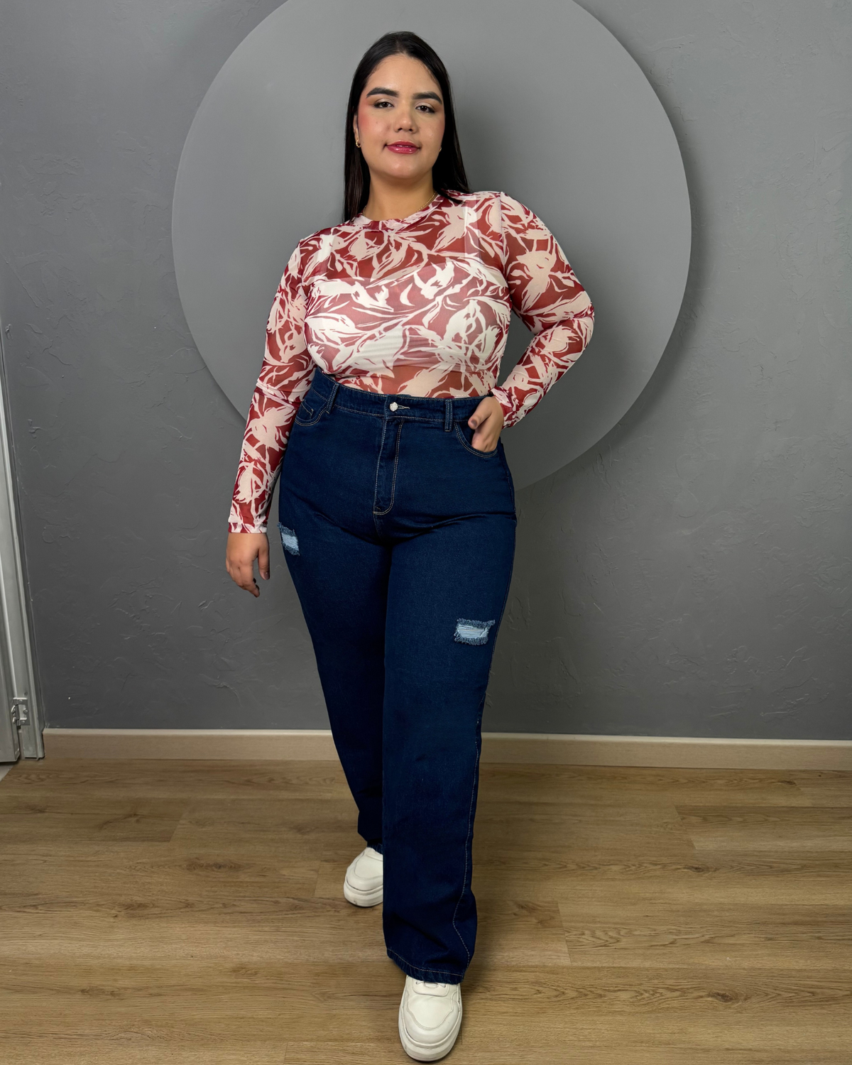 MOM FLARE JEAN 0435