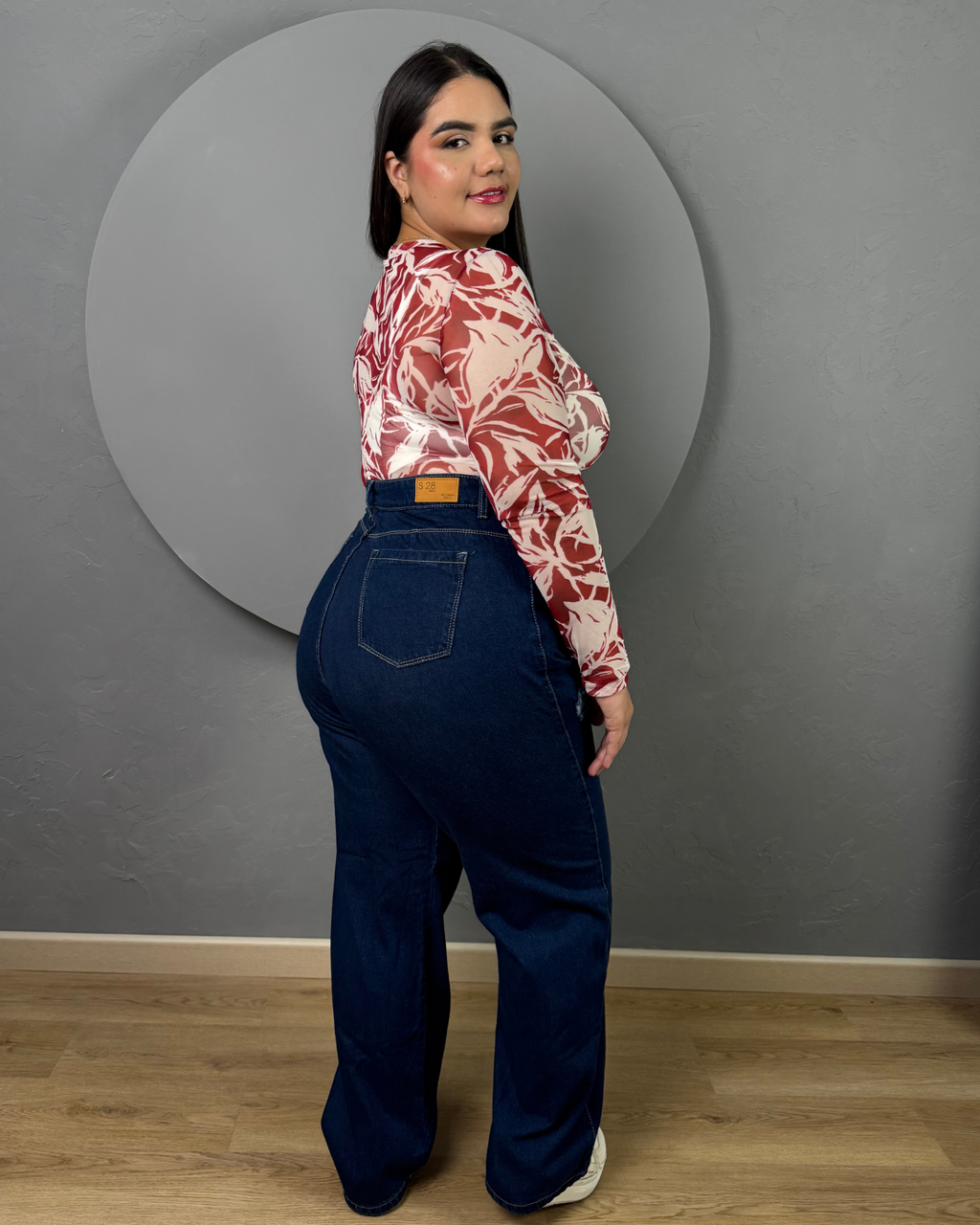 MOM FLARE JEAN 0435