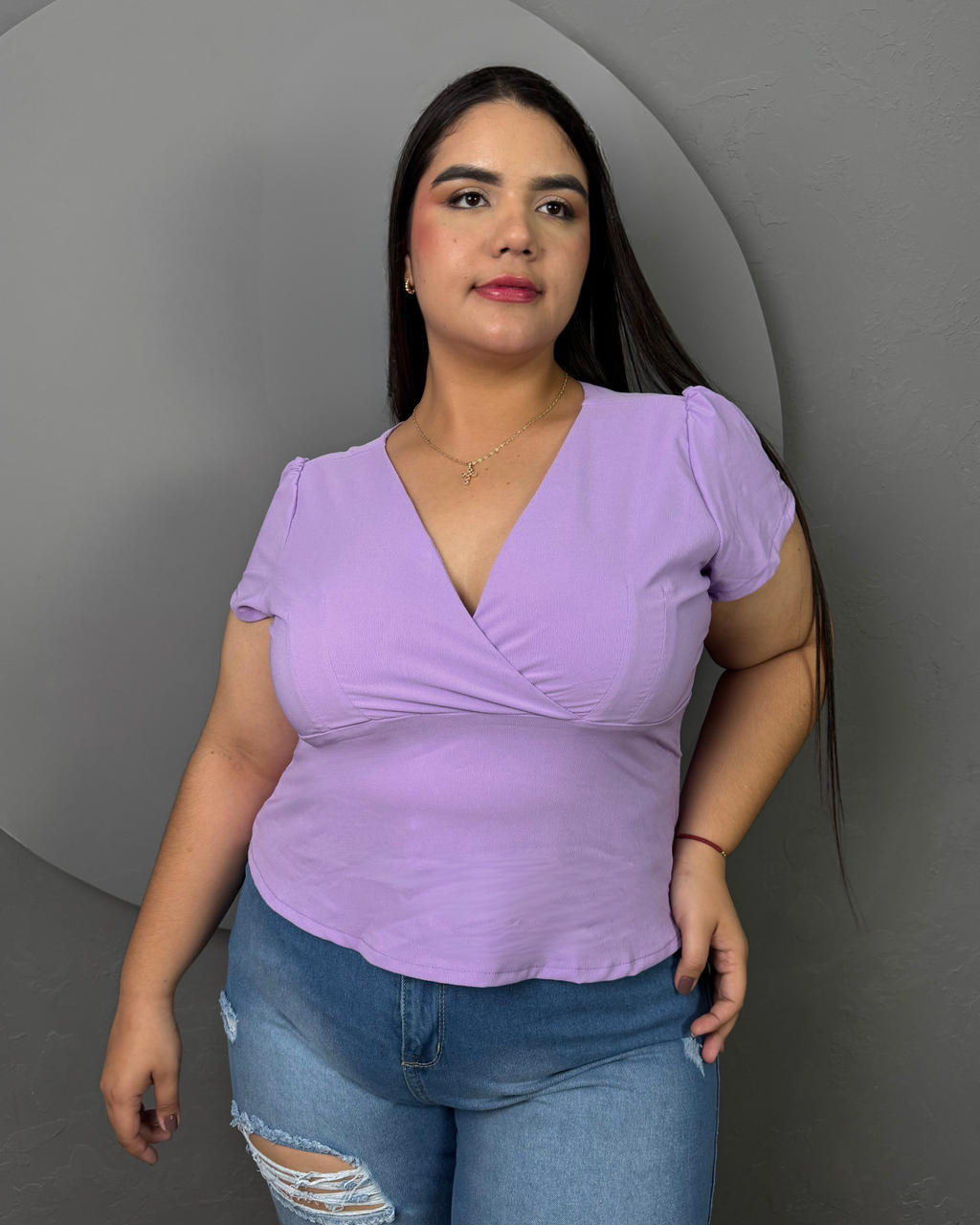 BLUSA SALAZAR LILA ZLR2