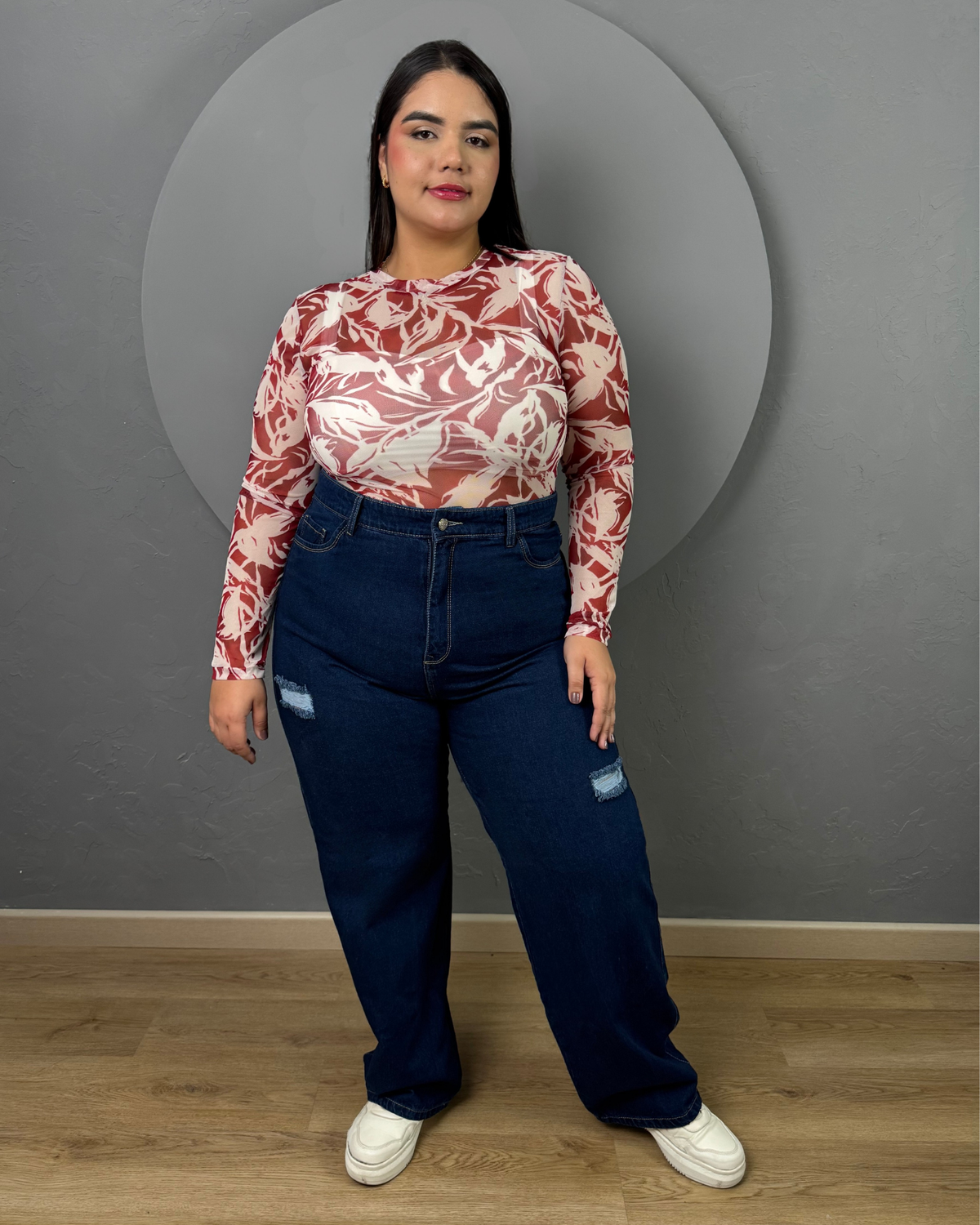 MOM FLARE JEAN 0435