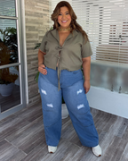MOM FLARE JEAN 7517