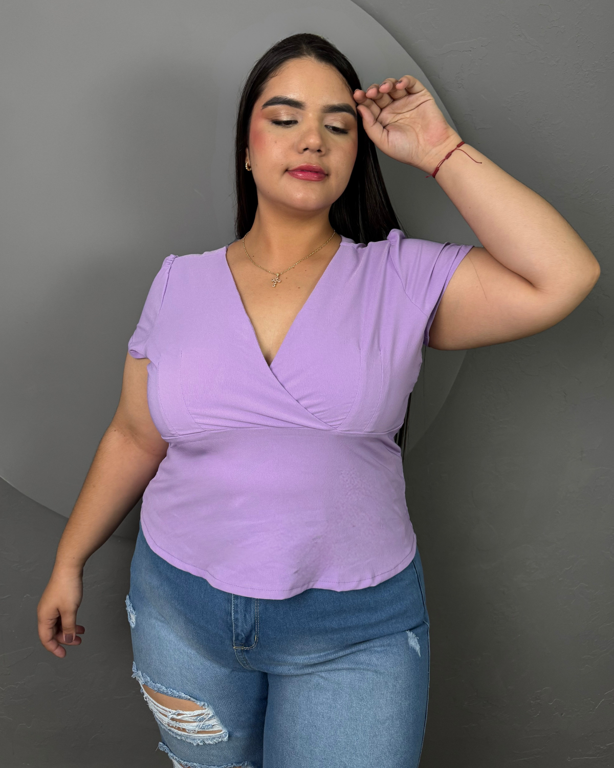 BLUSA SALAZAR LILA ZLR2
