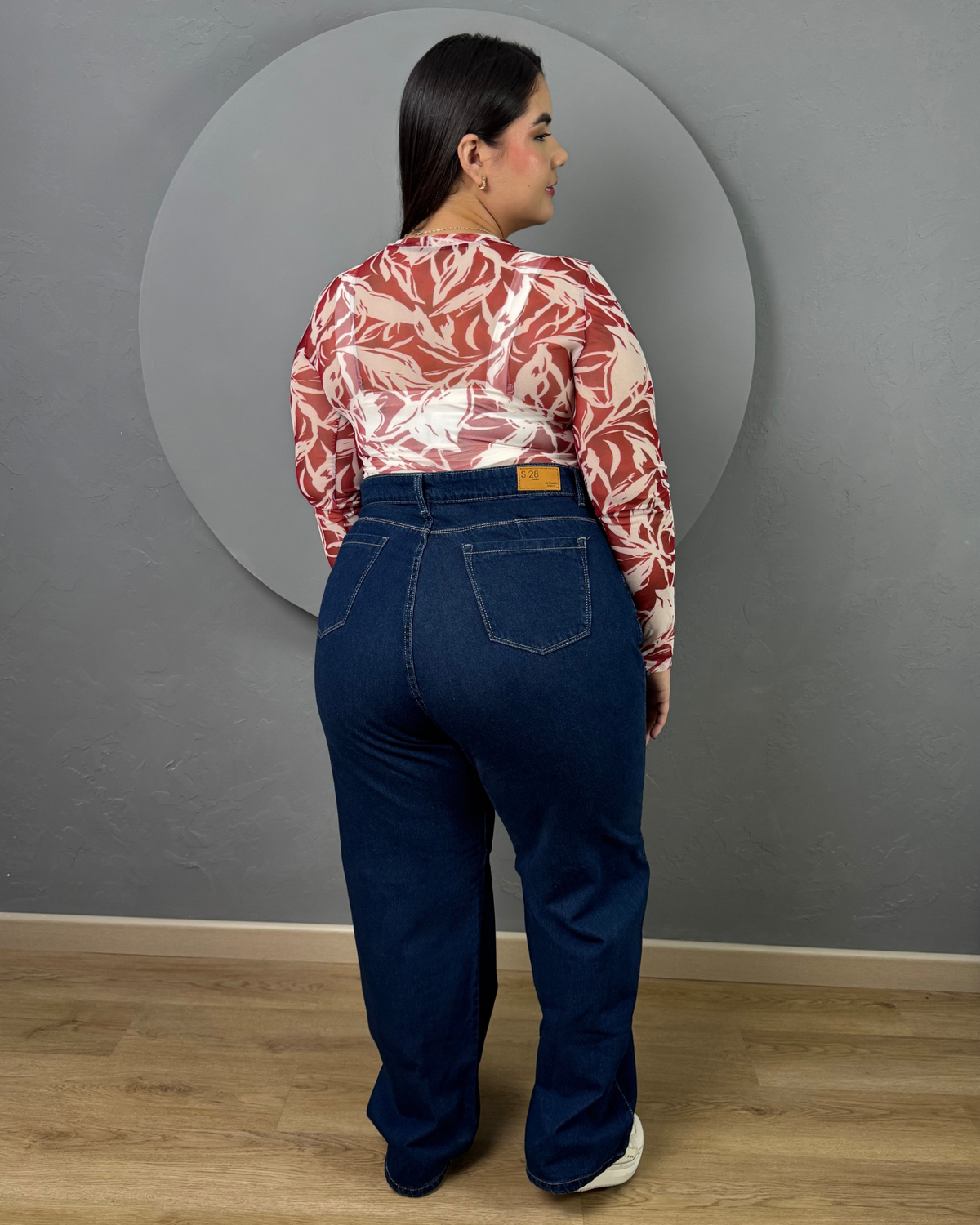 MOM FLARE JEAN 0435