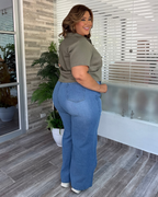 MOM FLARE JEAN 7517