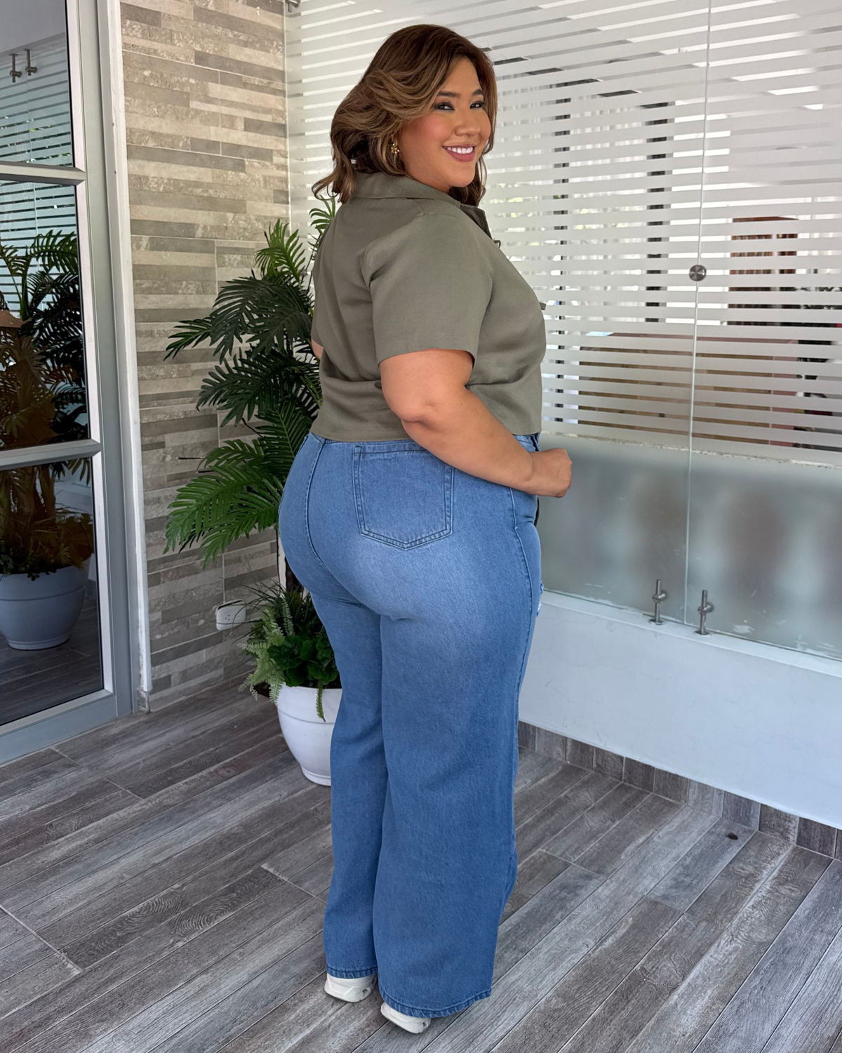 MOM FLARE JEAN 7517