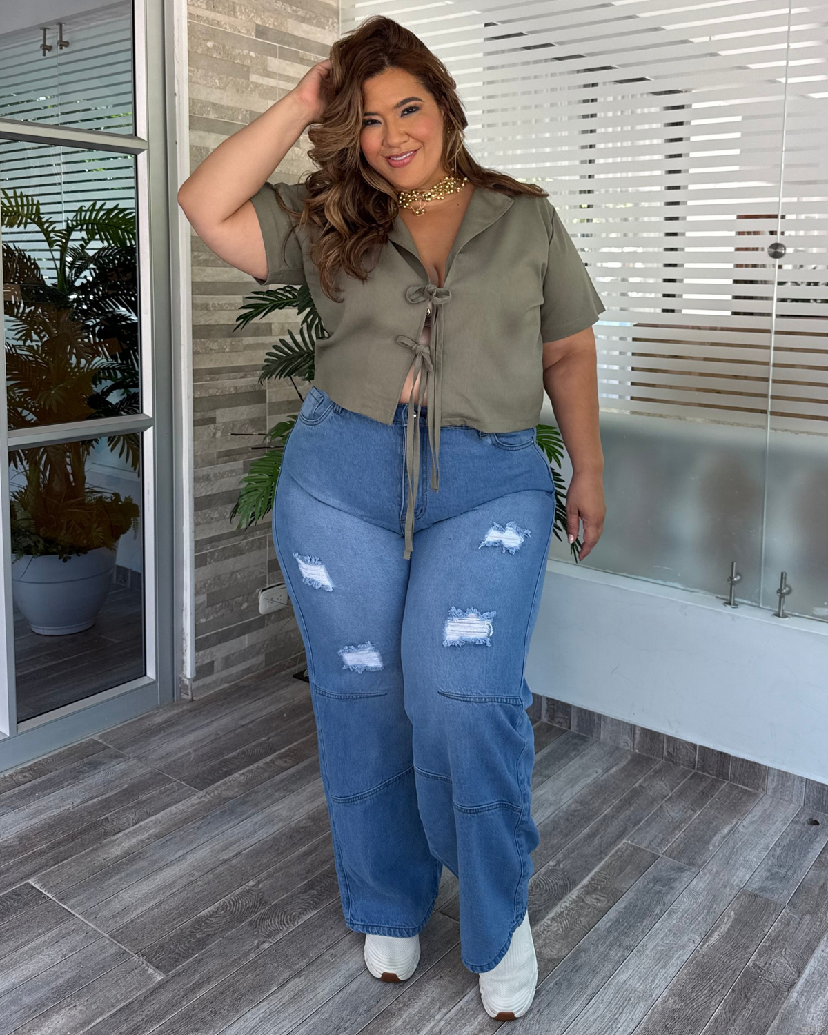 MOM FLARE JEAN 7517