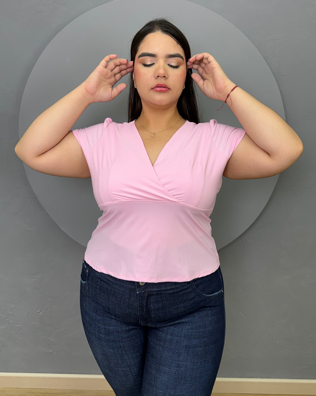 BLUSA SALAZAR ROSADA ZLR5