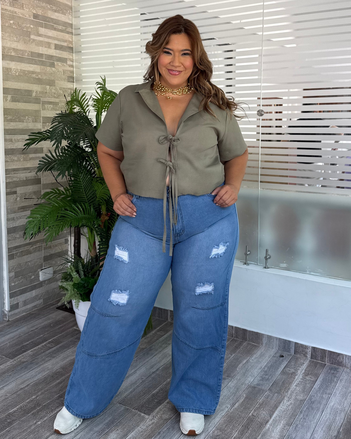 MOM FLARE JEAN 7517