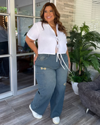 MOM FLARE JEAN 7518