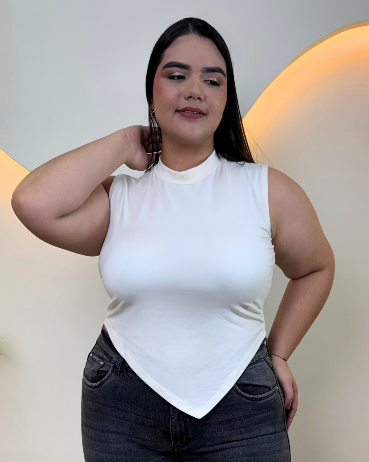 BLUSA BOCHALEMA VAINILLA BCH5
