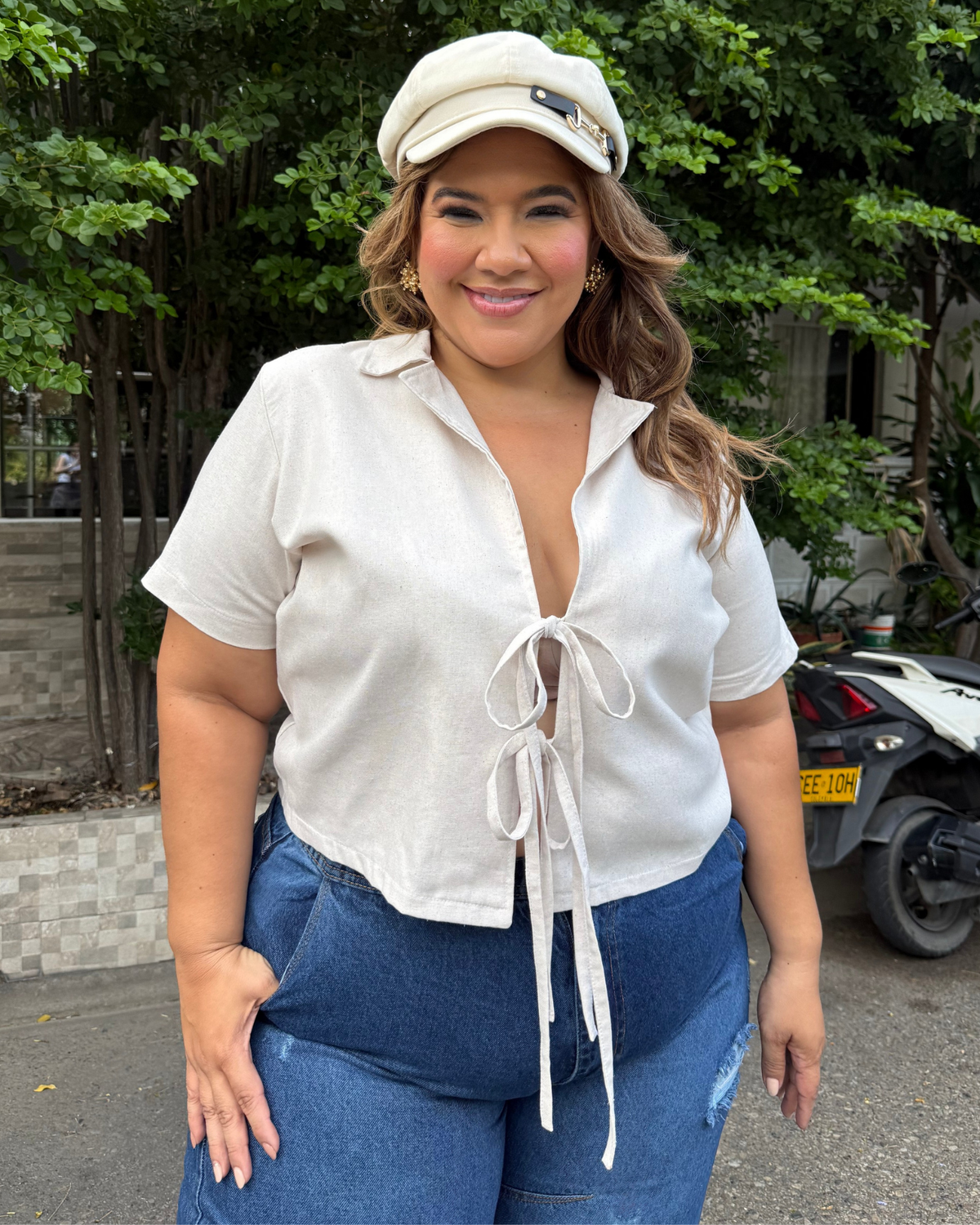 BLUSA SANTIAGO BEIGE SAN1