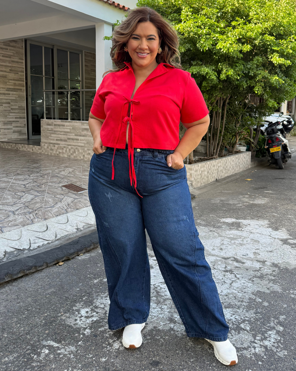 MOM FLARE JEAN 7514