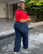 MOM FLARE JEAN 7514