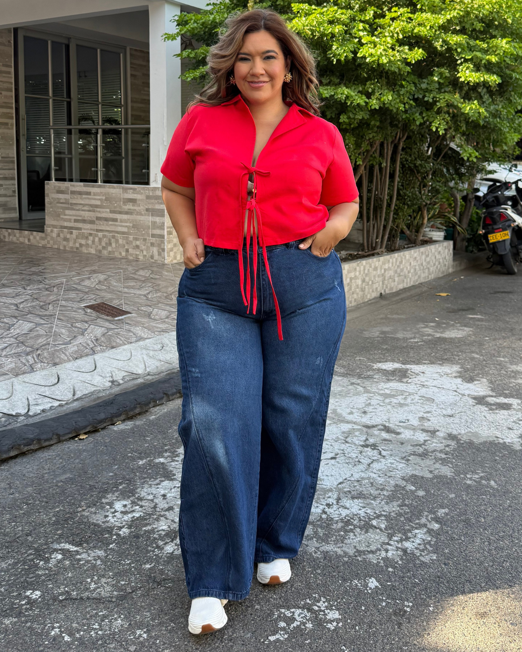MOM FLARE JEAN 7514