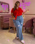 MOM FLARE JEAN 7516