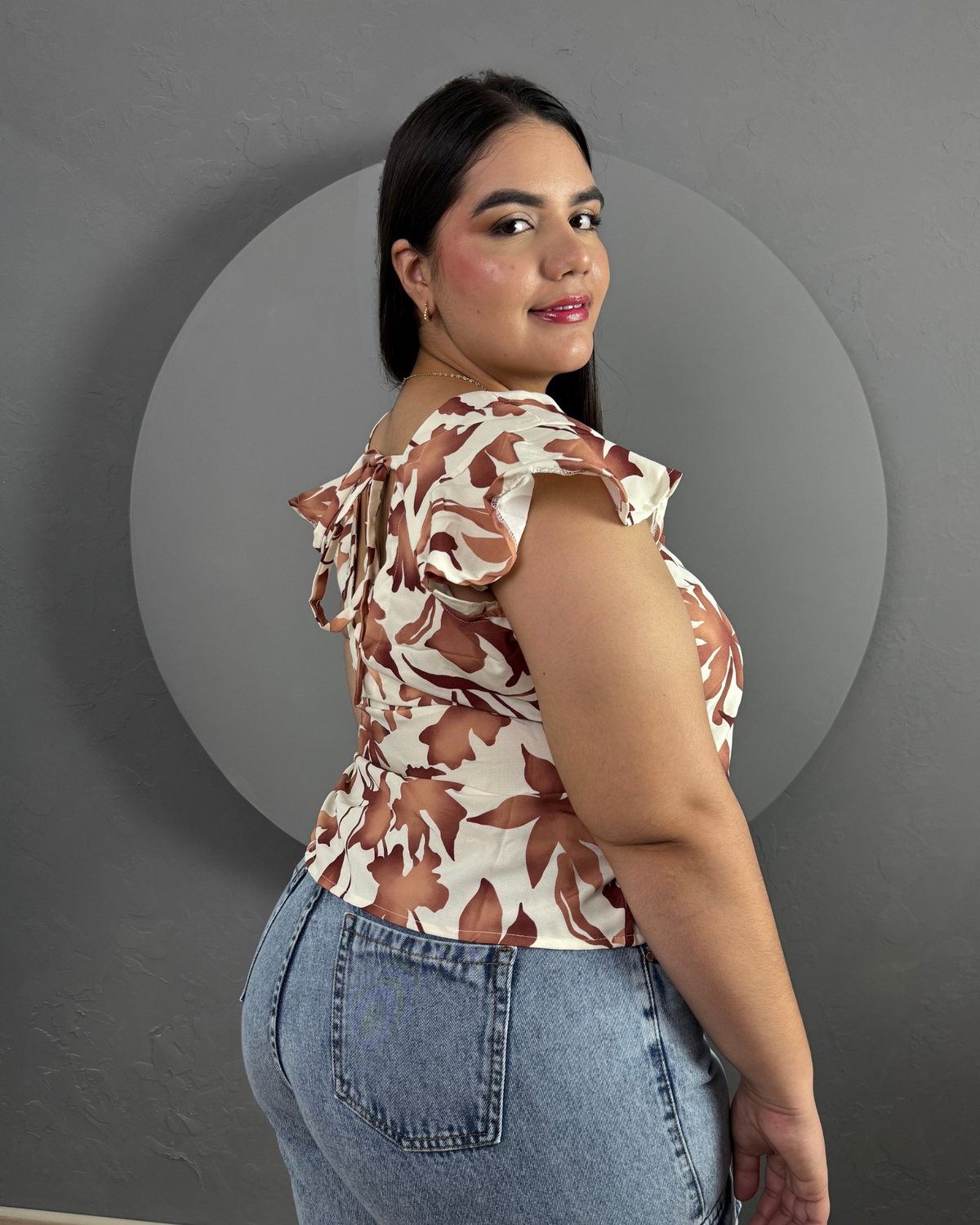 BLUSA CHITAGÁ MARRON CHT5