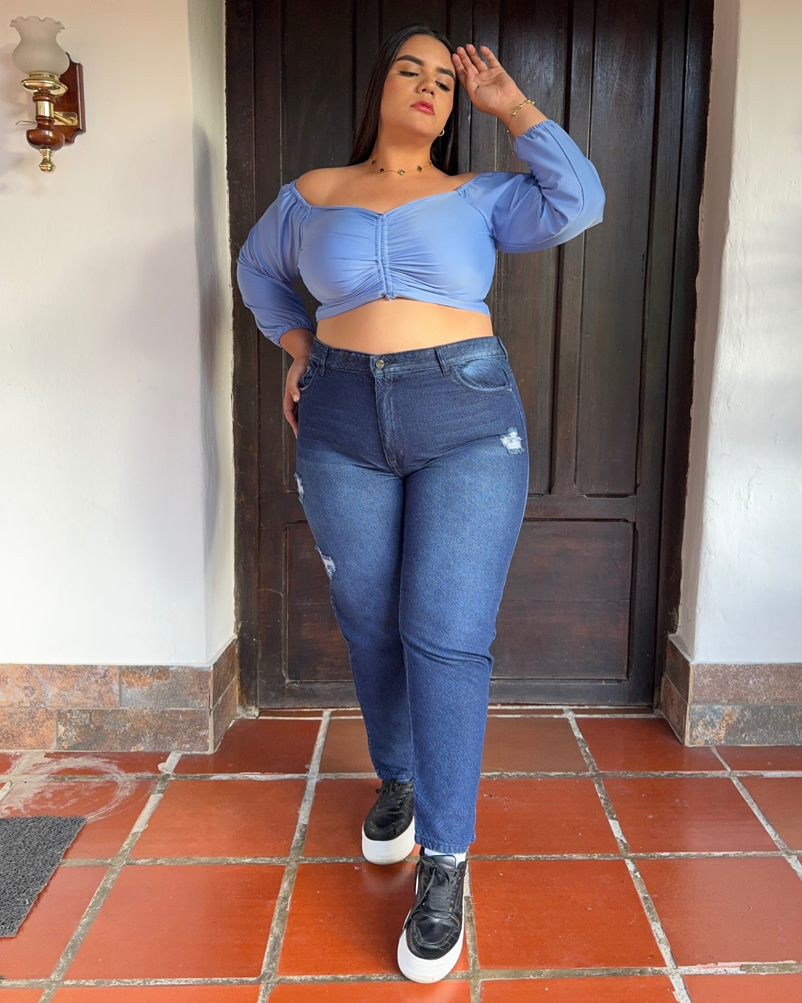 JEANS MOM FLARE 6149 PLUS
