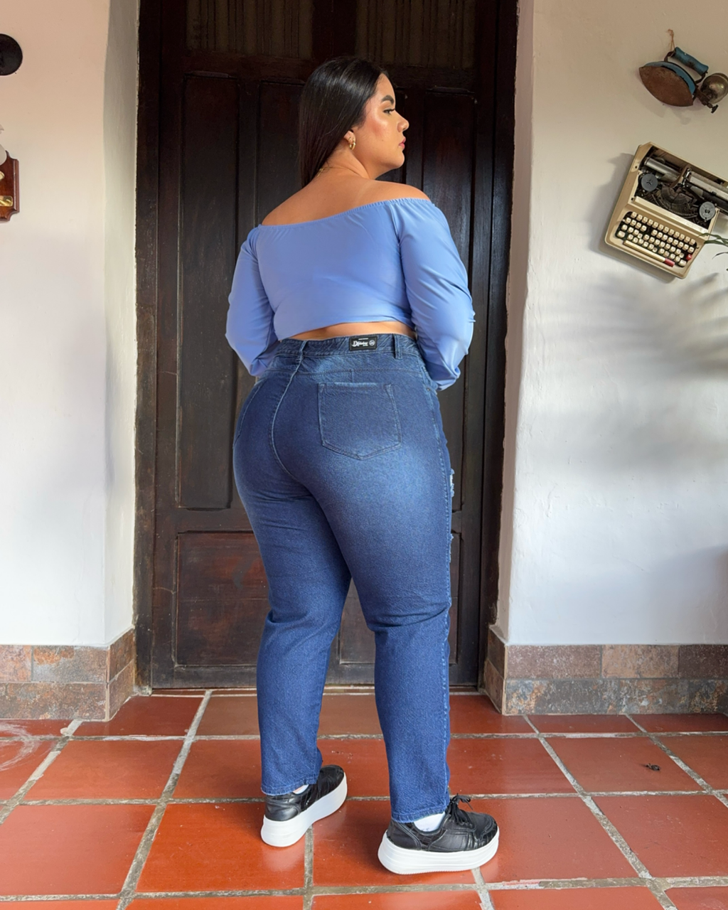 JEANS MOM FLARE 6149 PLUS