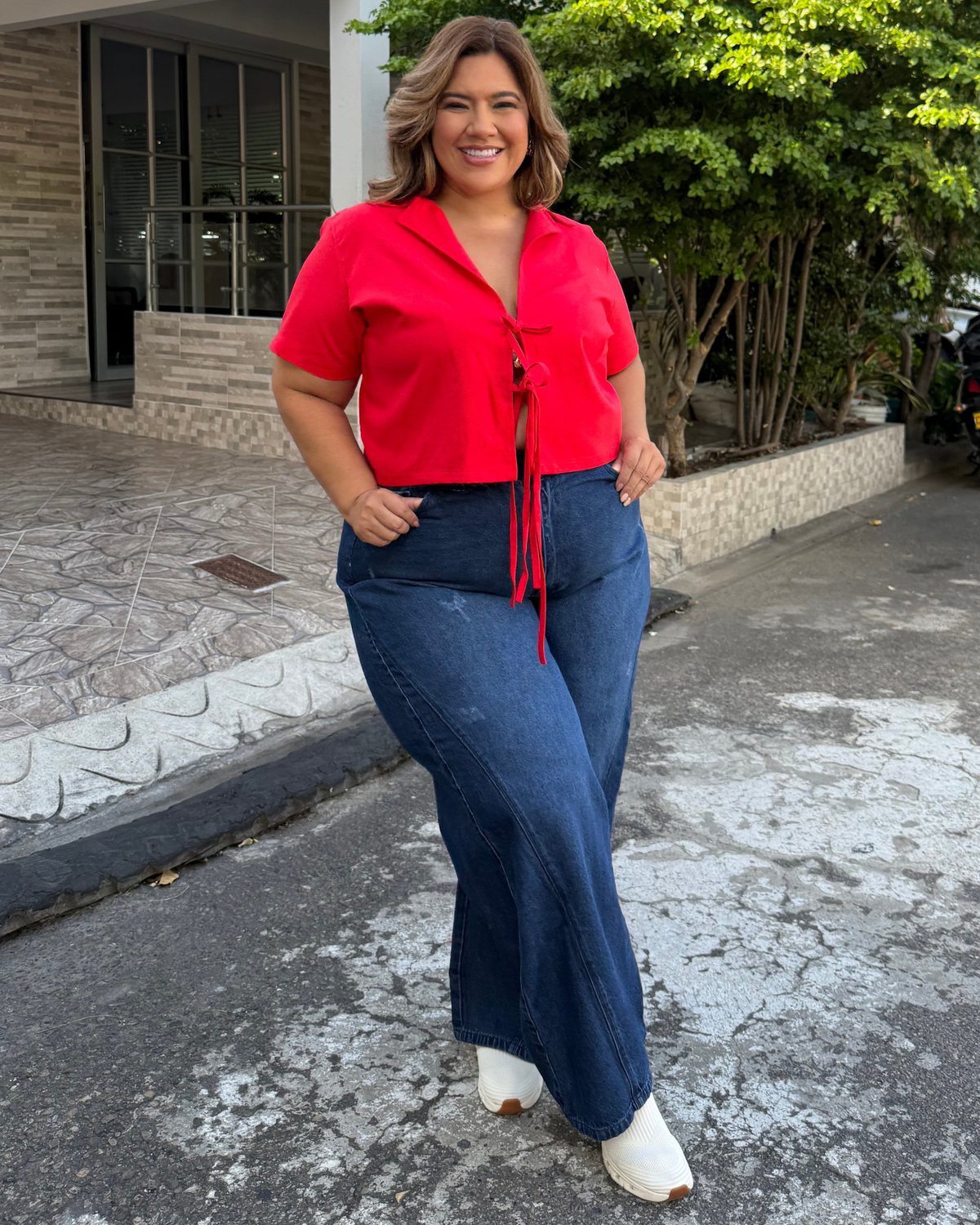 MOM FLARE JEAN 7514