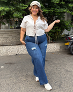 MOM FLARE JEAN 7515