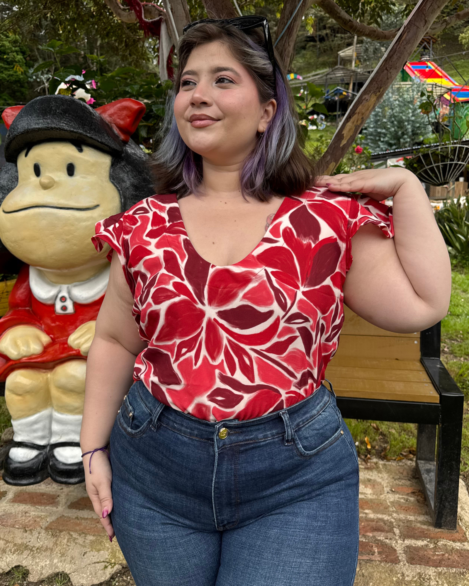 BLUSA CHITAGÁ ROJO CHT3