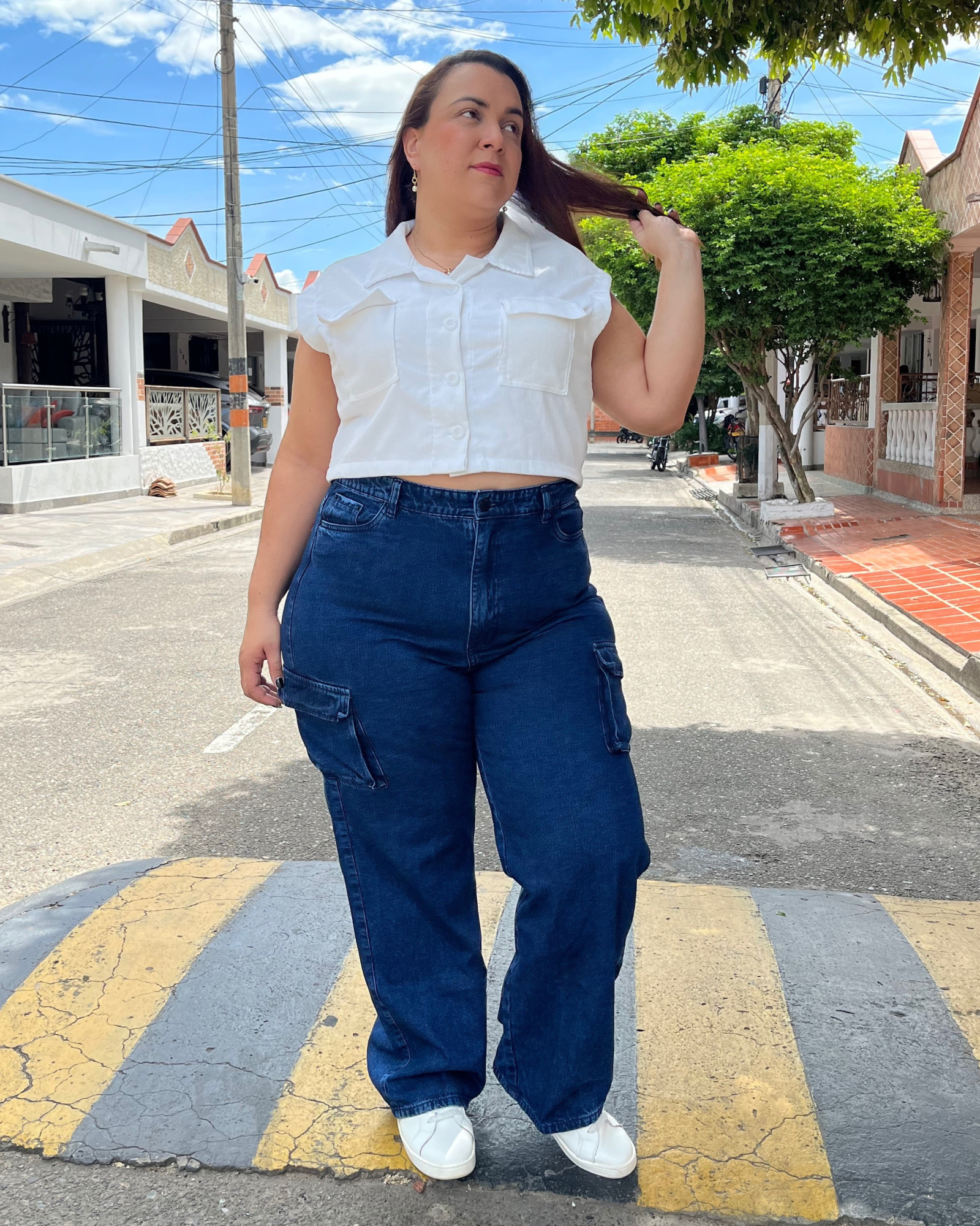 JEANS CARGO 6918 PLUS