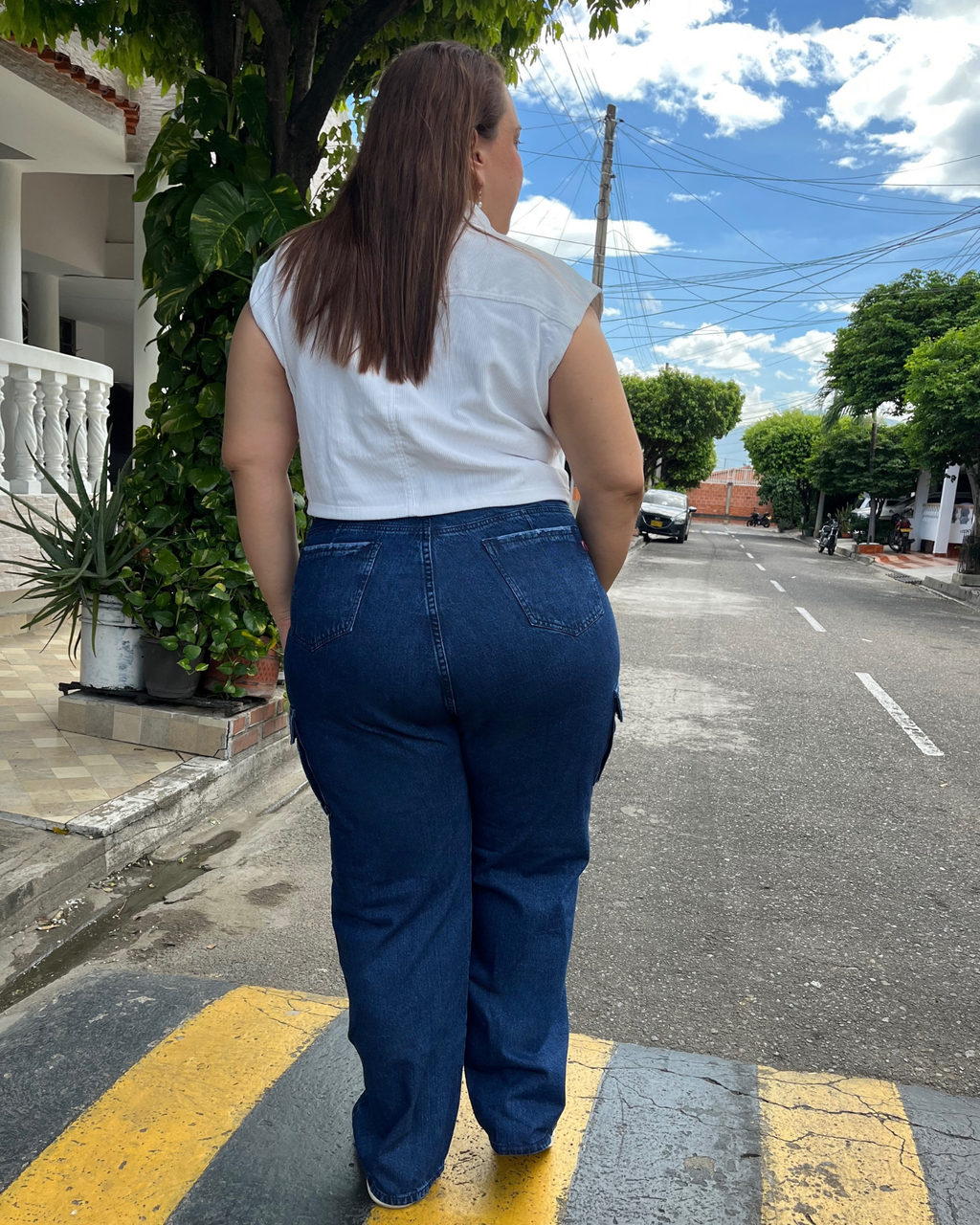 JEANS CARGO 6918 PLUS