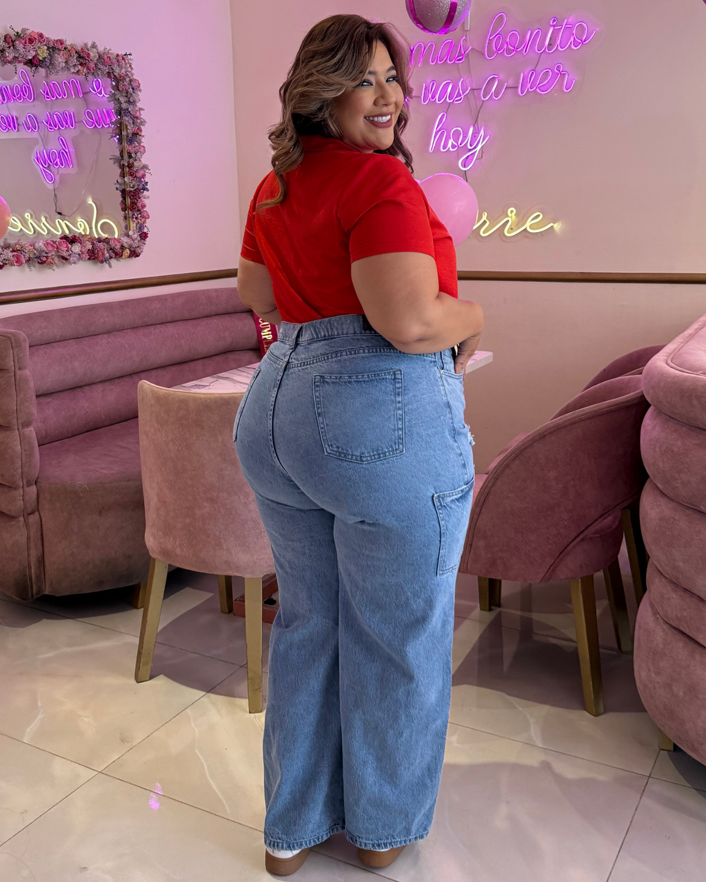 MOM FLARE JEAN 7516