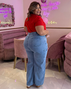 MOM FLARE JEAN 7516