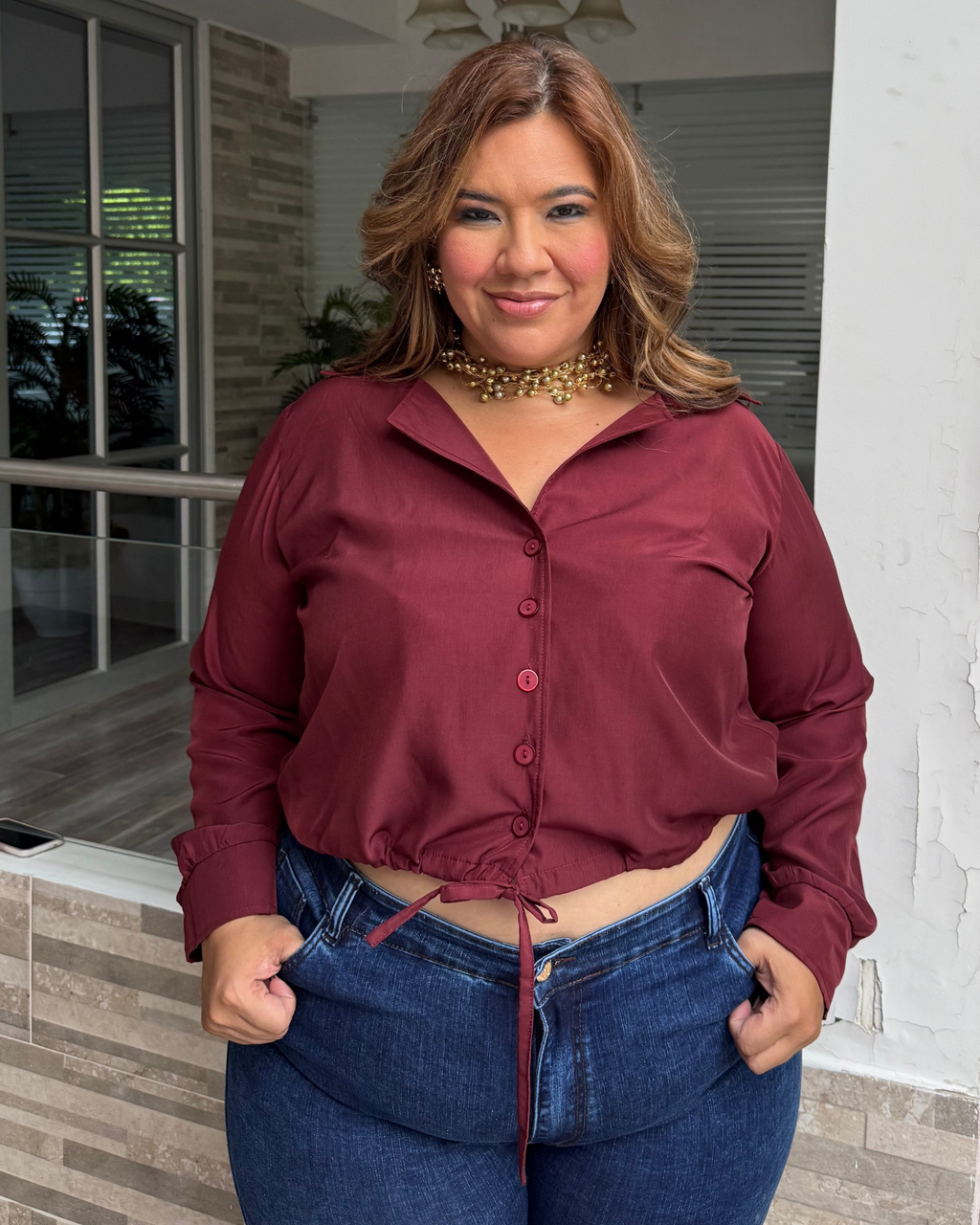 BLUSA CACOTA VINOTINTO CAT2