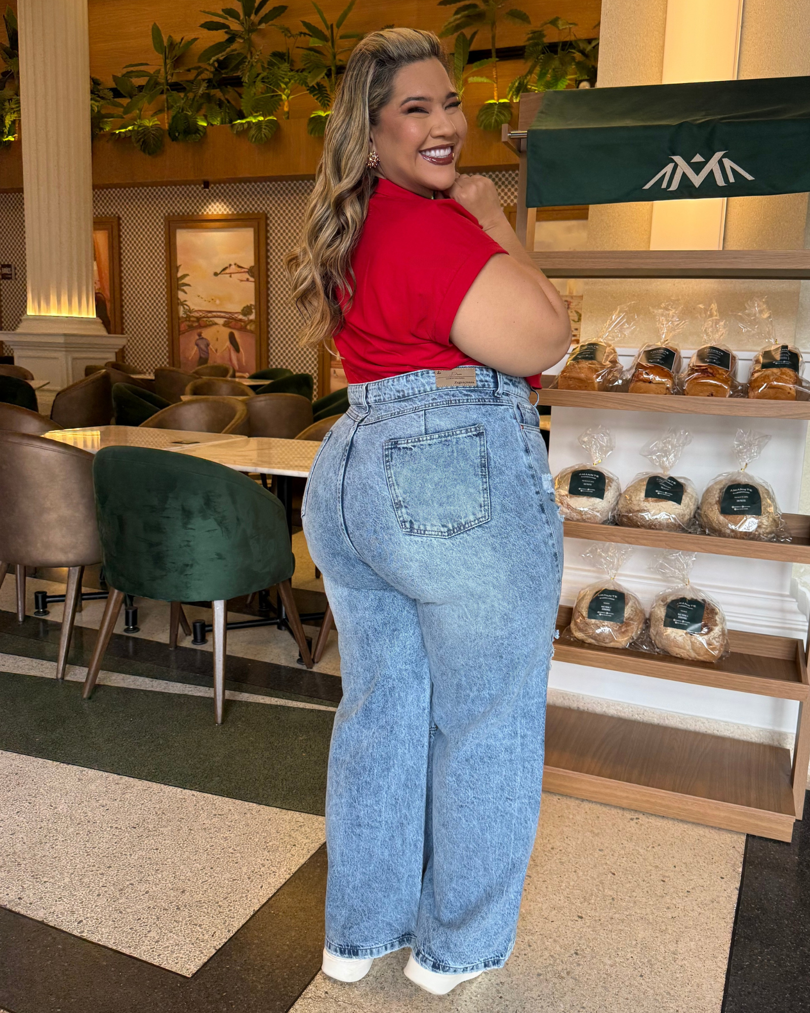 JEANS MOM FLARE 7509 PLUS