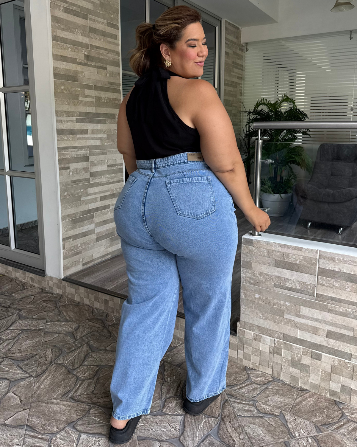 MOM FLARE JEAN 0434