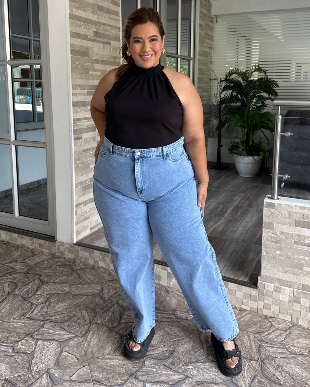 MOM FLARE JEAN 0434