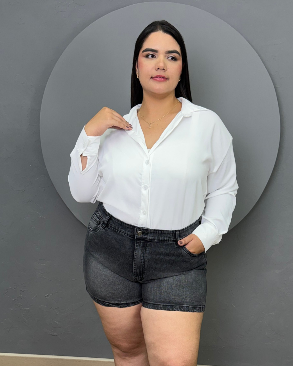SHORT GRIS 8430