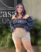 SHORT OJALILLO BEIGE 8407