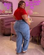 MOM FLARE JEAN 7516