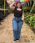 MOM FLARE JEAN 6954