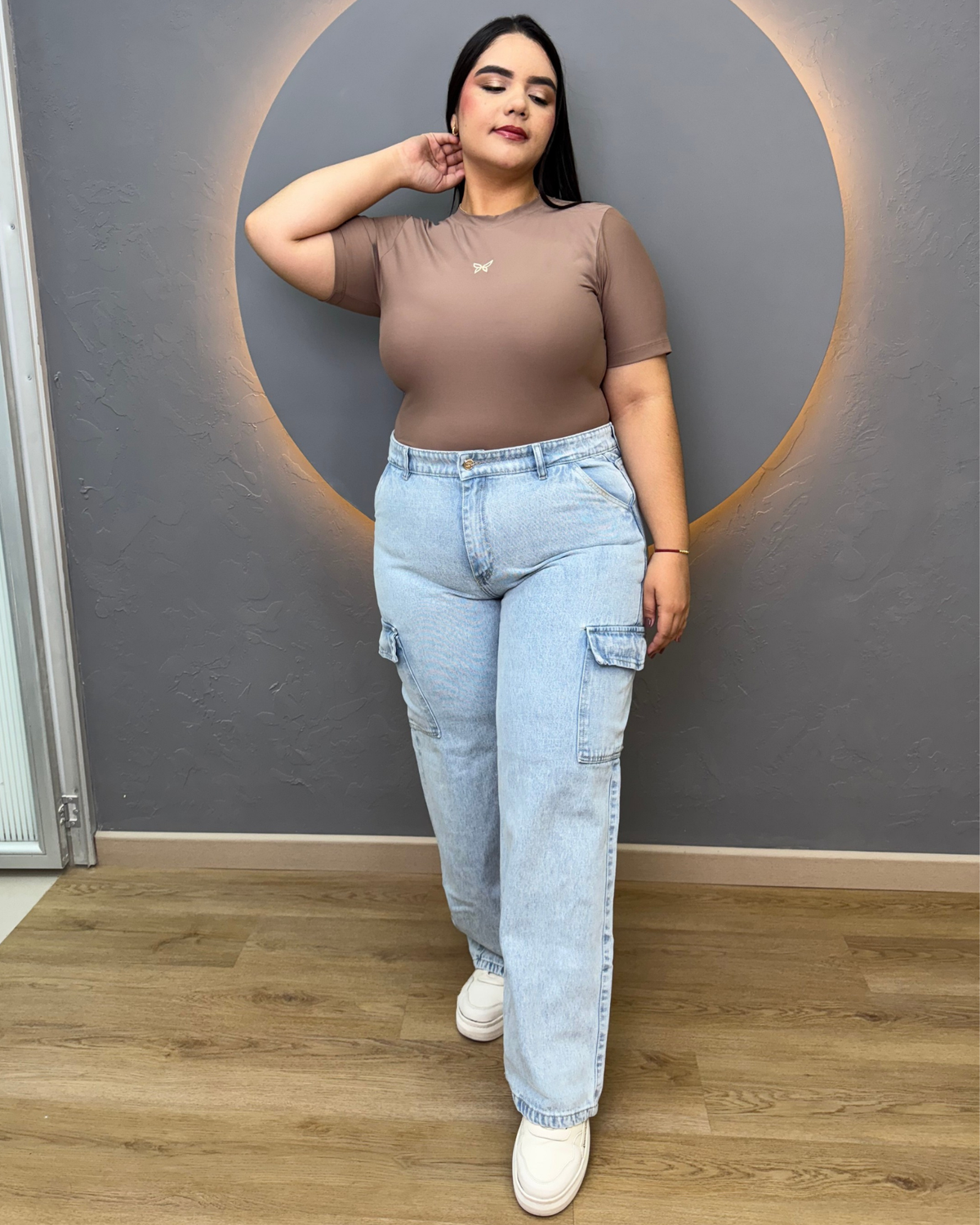 PANTALON CARGO JEAN 6322