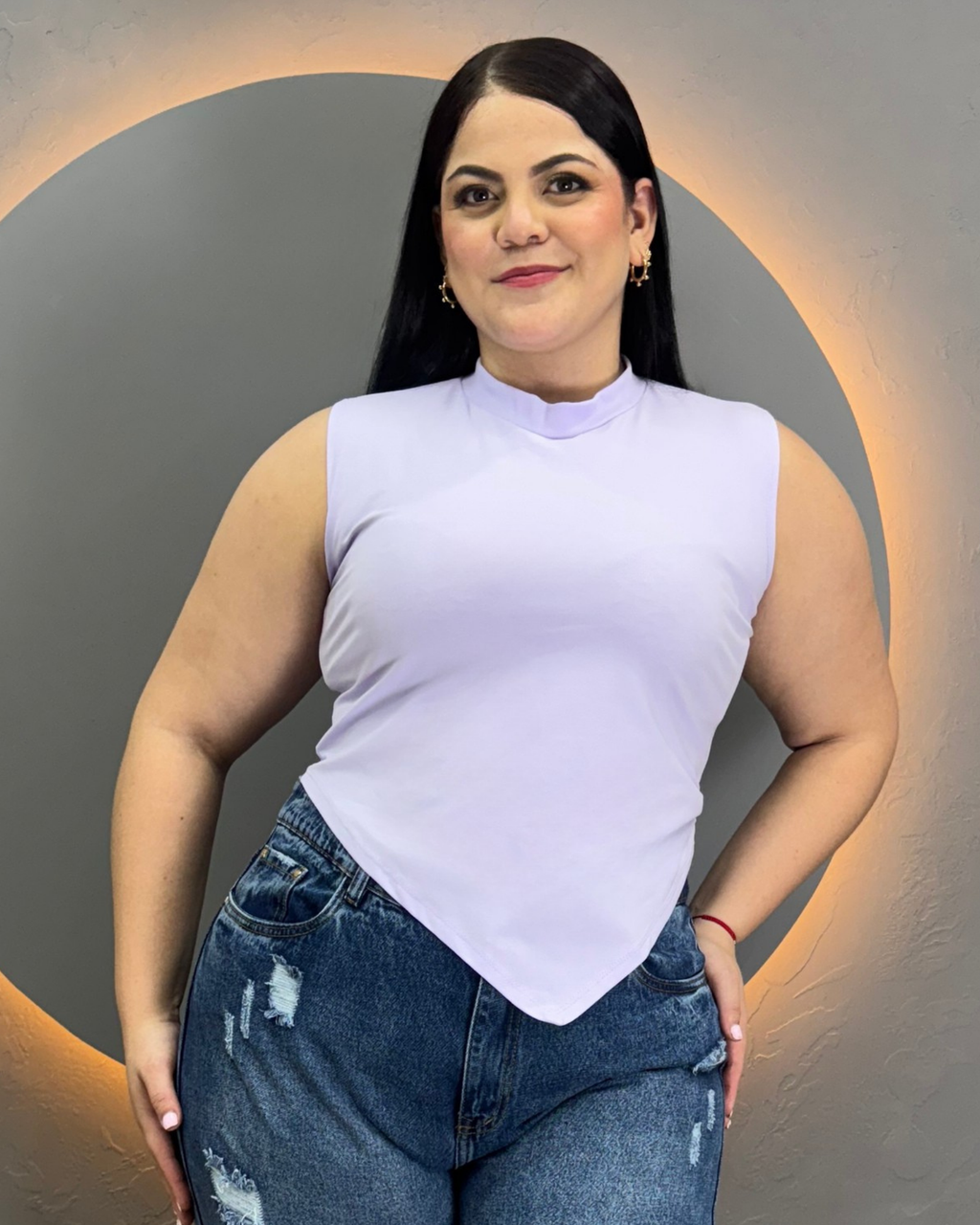 BLUSA BOCHALEMA LILA BCH4